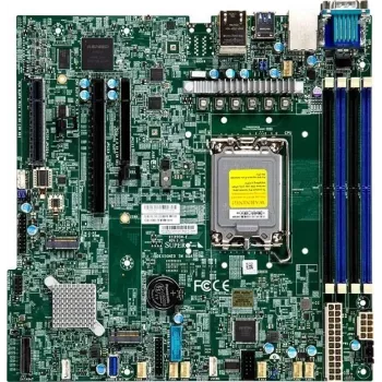 Supermicro emolevy X13SCH-F micro-ATX Socket 1700 DDR5-only Single - emolevy - Intel Socket 1700 (Core i)