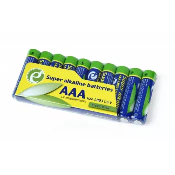 GEMBIRD Super Alkaline AAA paristot 10 kpl:n pakkaus