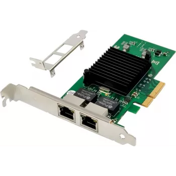 MicroConnect verkkokortti PCIe x1 Intel 82576 Dual-RJ45 (MC-PCIEX4-82576-D)