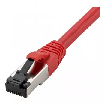 Synergy21 verkkokaapeli RJ45, CAT8.1 2000MHz, 2m, punainen, S-STP(S/FTP), TPE/LSZH(SuperFlex), AWG26,