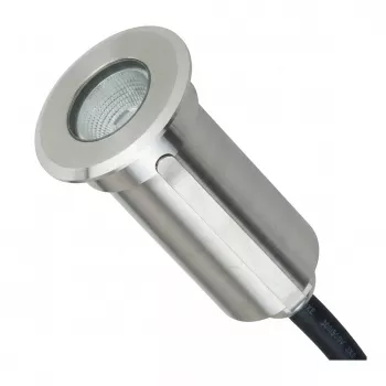 Synergy 21 LED-lattiaupotusvalaisin ARGOS pyöreä in-G 230V IP67 ww