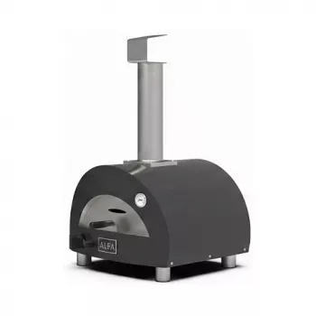 Alfa Forni Linea Moderno Portable pizzauuni Ardesia harmaa