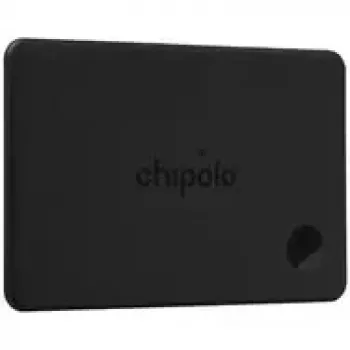 Chipolo CARD – langaton, uudelleenladattava, ohut Bluetooth-paikannin iOS- ja Android-laitteille, antrasiitti
