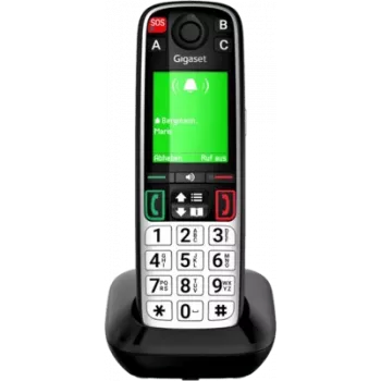 Gigaset EASY 500 Dect-lataustelakka ja 1 x luuri (SOS / LS life style) - musta