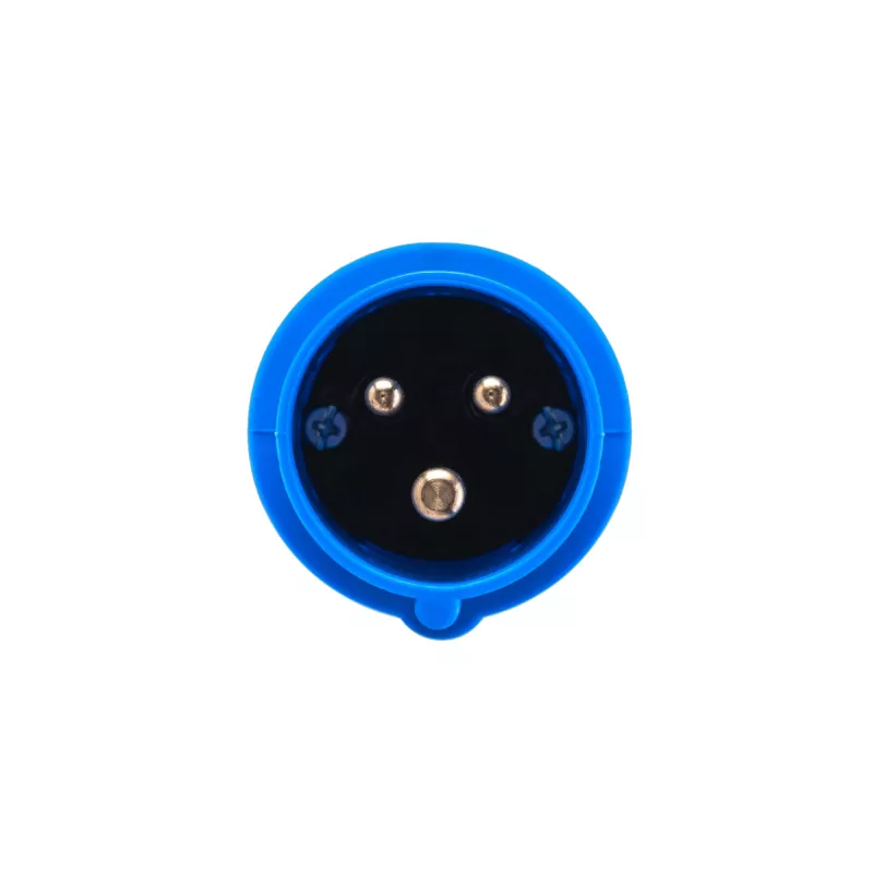 Adapteri punaisesta 16A 400V CEE-pistorasiasta 5-napainen liitin siniseen 16A 230V CEE 3P