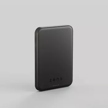 ZENS Pro 2 Semi Solid State varavirtalähde - magneettinen varavirtalähde 5000 mAh yhteensopiva MagSafen ja Qi2.2 25W kanssa (musta)