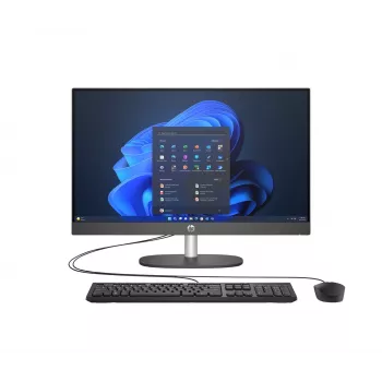 HP ProOne 245 G10 AiO Ryzen 7 77730U 23.8FHD IPS 250nits AG 16GB DDR4 3200 SSD512 Radeon Vega 8 Kb+hiiri Cam 5Mpx + IR W11Pro musta 3Y OnSite