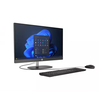 HP ProOne 245 G10 AiO Ryzen 7 77730U 23.8FHD IPS 250nits AG 16GB DDR4 3200 SSD512 Radeon Vega 8 Kb+hiiri Cam 5Mpx + IR W11Pro musta 3Y OnSite