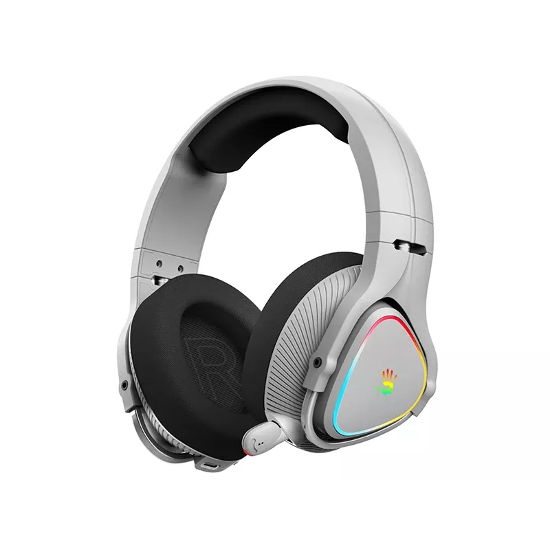 A4Tech 47752 Bloody MR710 RGB -pelikuulokkeet langattomat, harmaa