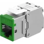 Goobay Keystone-moduulit RJ45 CAT 6A, STP, ohut, vihreä (77945)