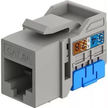 Goobay Keystone-moduulit RJ45 CAT 6A, UTP, ohut & Short (77951)