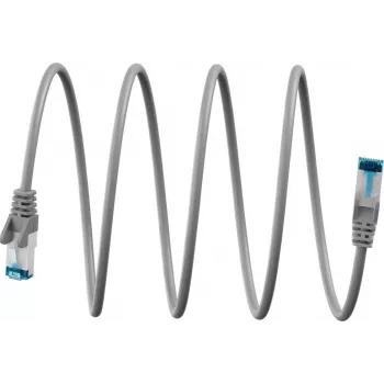 Goobay Ultra-Flexibles CAT 6A -verkkokaapeli S/FTP (PiMF), harmaa (79361)