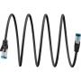 Goobay Ultra-Flexibles CAT 6A -verkkokaapeli S/FTP (PiMF), musta (79371)