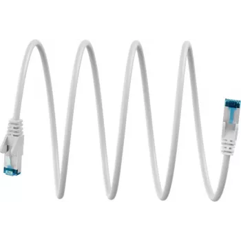 Goobay Ultra-Flexibles CAT 6A -verkkokaapeli S/FTP (PiMF), valkoinen (79420)