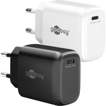 Goobay 25 W USB-C PD GaN -pikalaturi valkoinen (79623)