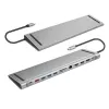 USB3.2-telakka USB-C, 12 porttia, PD