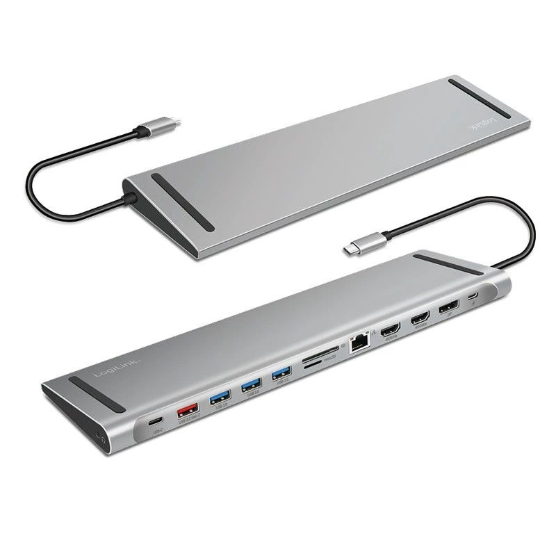 USB3.2-telakka USB-C, 12 porttia, PD