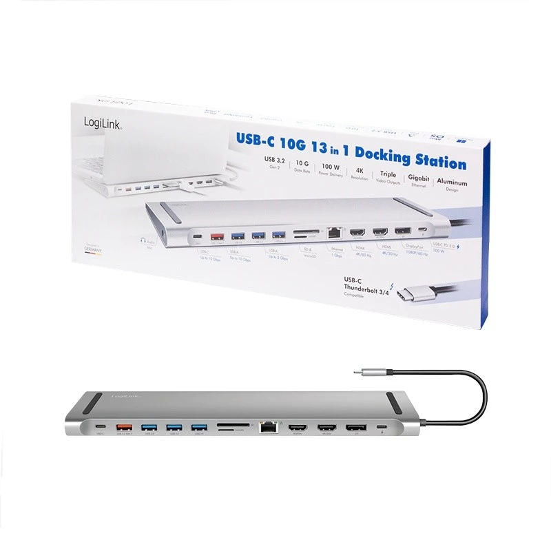 USB3.2-telakka USB-C, 12 porttia, PD