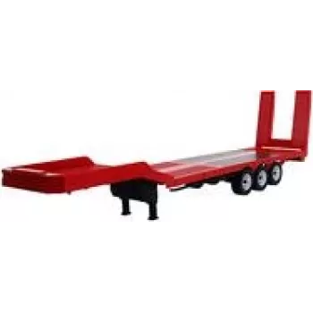 Amewi matala puoliperävaunu kolmiakselinen Scania 1:18 punainen 8+ (22742)