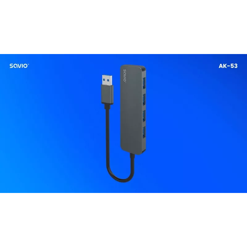 USB-keskitin AK053 USB 3.1 Gen.1 SAVIO