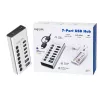 USB-keskitin USB 3.2 Gen1 7 porttia USB-A/C, virtakytkin