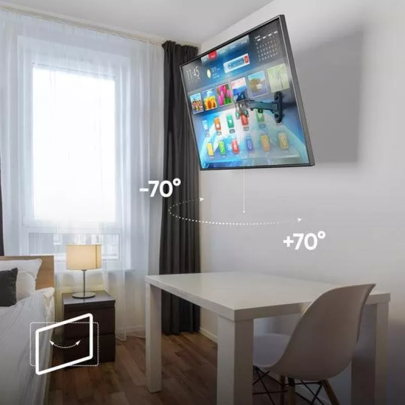 TV-tarvike seinäteline /10-35/SCHWARZ R2-B Onkron
