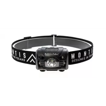 Montis ladattava otsalamppu anturilla MT001 musta otsalamppu LED