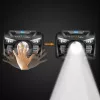 Montis ladattava otsalamppu anturilla MT001 musta otsalamppu LED