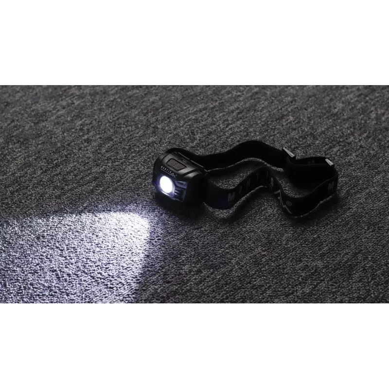 Montis ladattava otsalamppu anturilla MT001 musta otsalamppu LED