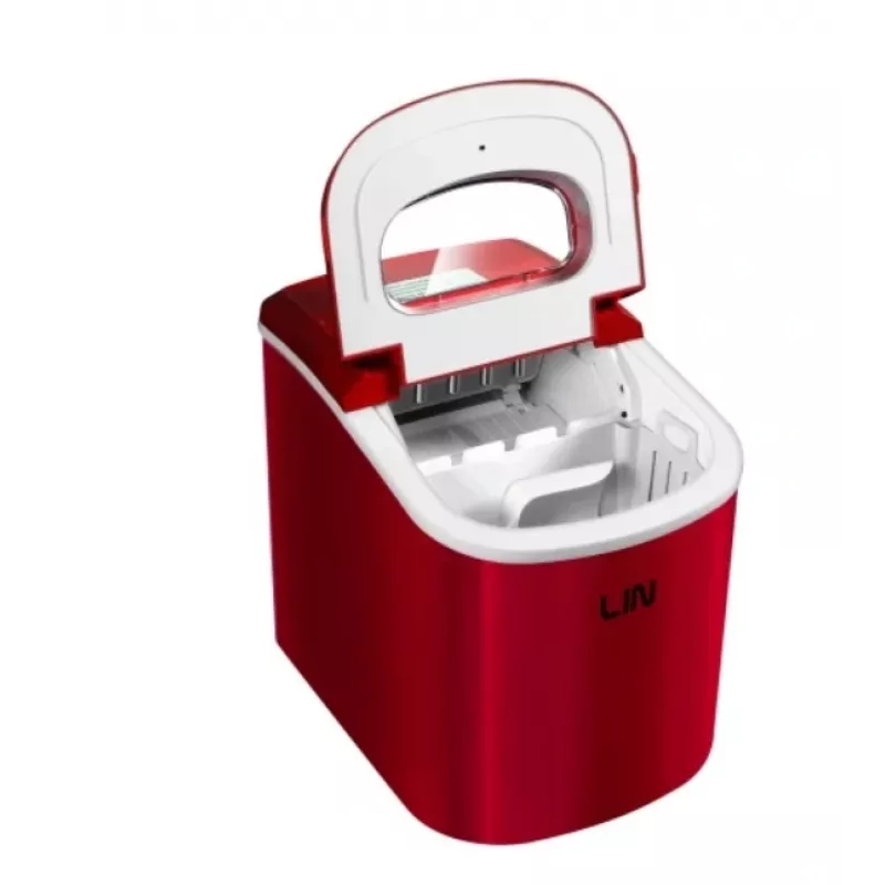 Kannettava jääpalakone LIN ICE PRO-R12 punainen