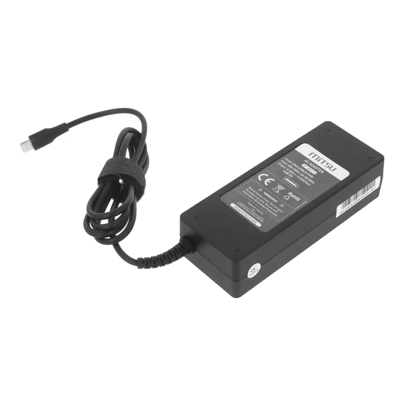 Kannettavan tietokoneen virtalähde 87W USB-C 5V-9V-12V-15V/3A, 20V/3,25A, 20,2V/4,3A PD