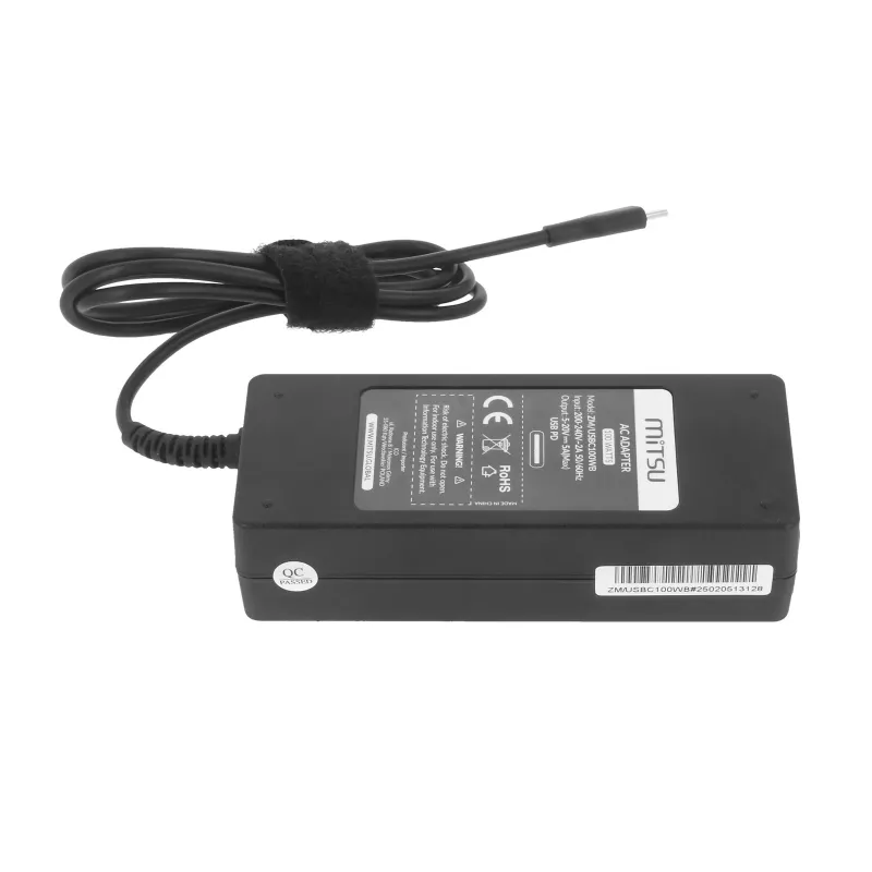 Kannettavan tietokoneen virtalähdesovitin 100W USB Type-C USB-C 5V-9V-12V-15V/3A, 20V/5A PD