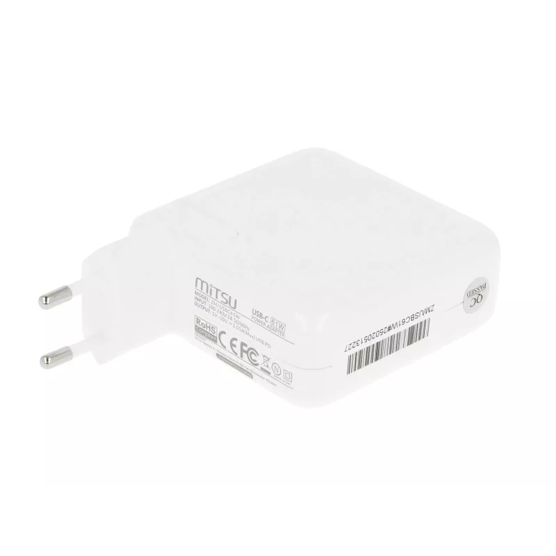 Kannettavan tietokoneen virtalähde 61W USB-C 5V-9V-12V-15V-20V-20,3V/3A PD