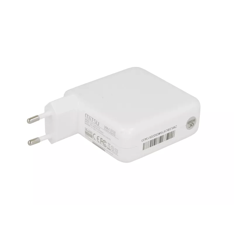 Kannettavan tietokoneen virtalähde 67W USB-C 5V-9V-12V-15V/3A, 20V/3.35A PD