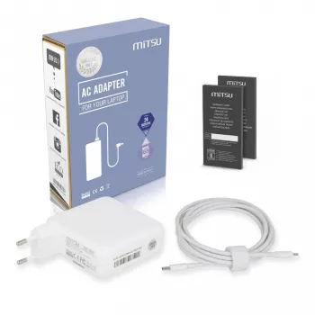 Kannettavan tietokoneen virtalähde 87W USB-C 5V-9V-12V-15V/3A, 20V/3,25A, 20,2V/4,3A PD