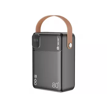 Tracer 47826 Prime-V8 80000mAh QC22.5W+PD20W varavirtalähde, musta