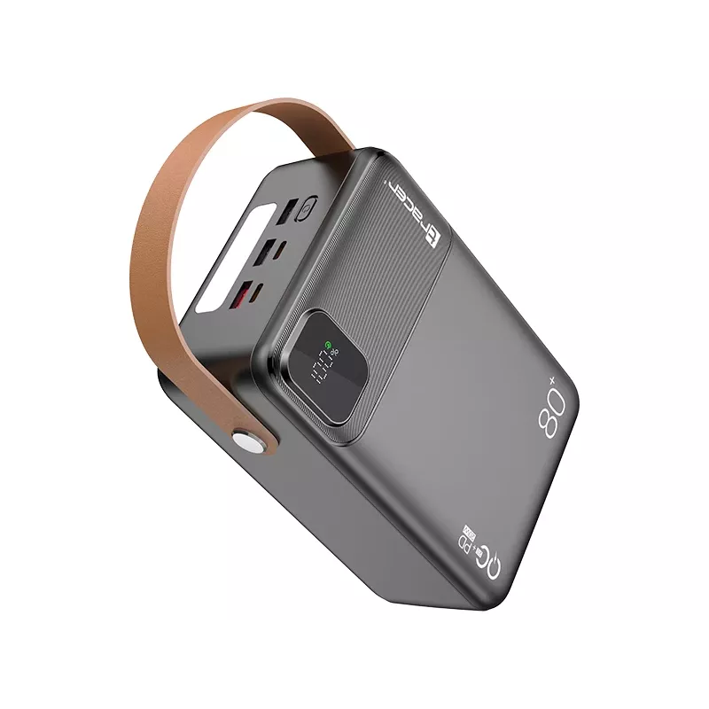 Tracer 47826 Prime-V8 80000mAh QC22.5W+PD20W varavirtalähde, musta