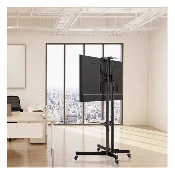 VALUE LCD-/TV-rullateline, 37-70 tuumaa, enintään 50 kg, musta