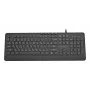 Näppäimistö Multimedia USB CYRILL/MUSTA KB-MCH-05-CYRL Gembird