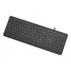 Näppäimistö Multimedia USB CYRILL/MUSTA KB-MCH-05-CYRL Gembird
