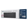 Näppäimistö Multimedia USB CYRILL/MUSTA KB-MCH-05-CYRL Gembird