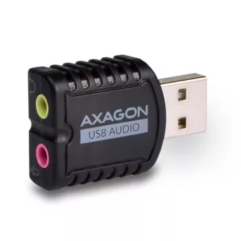 AXAGON ADA-10, USB 2.0 stereo-audio-miniadapteri