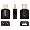 AXAGON ADA-10, USB 2.0 stereo-audio-miniadapteri