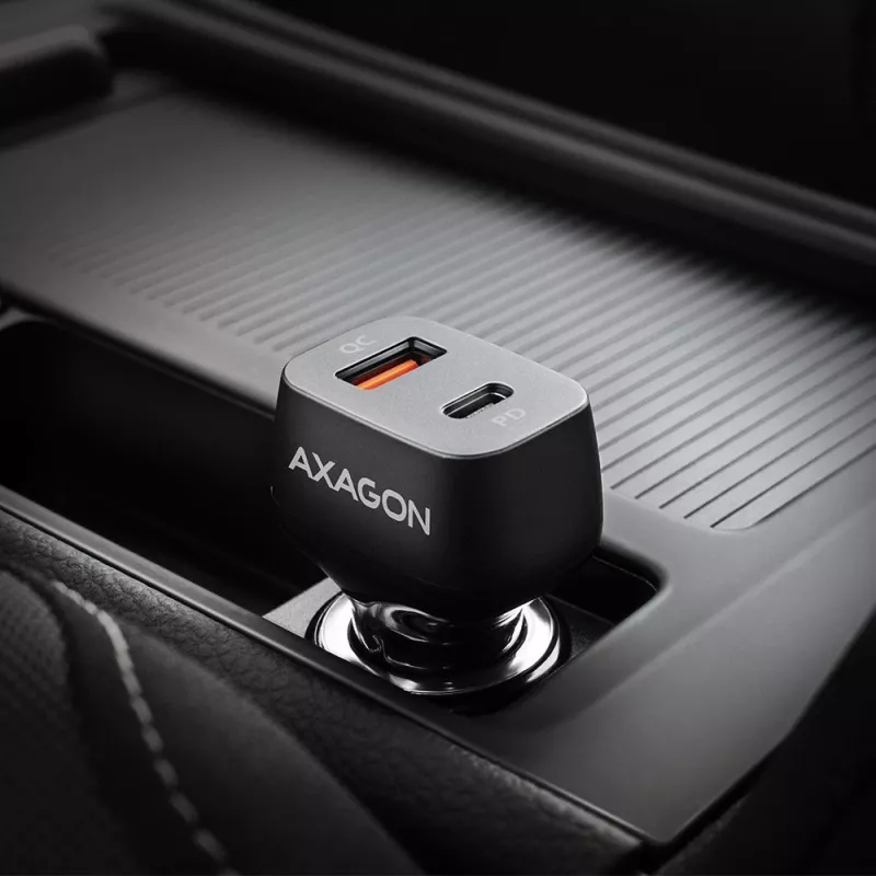 AXAGON PWC-PQ38 38W autolaturi 2x portti USB-A+C