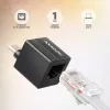 AXAGON ADE-MINIC USB-C 3.2 Gen 1 Gigabit Ethernet -minisovitin, musta