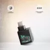 AXAGON ADE-MINIC USB-C 3.2 Gen 1 Gigabit Ethernet -minisovitin, musta