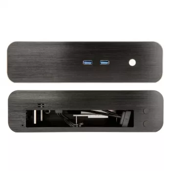 Akasa Euler S tuulettimeton Thin-Mini-ITX-kotelo, OEM – musta