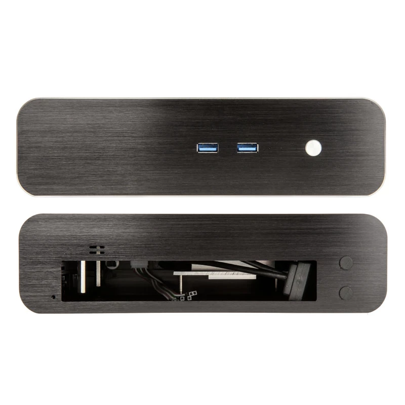 Akasa Euler S tuulettimeton Thin-Mini-ITX-kotelo, OEM – musta