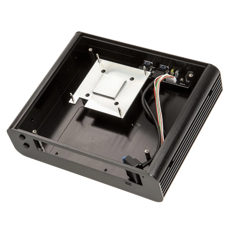 Akasa Euler S tuulettimeton Thin-Mini-ITX-kotelo, OEM – musta