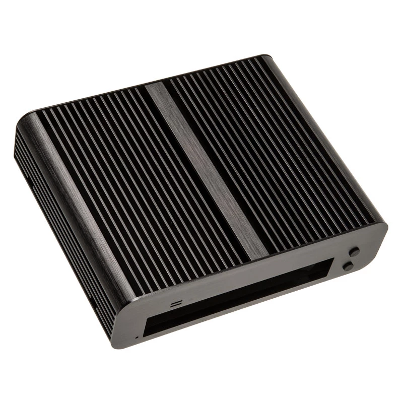 Akasa Euler S tuulettimeton Thin-Mini-ITX-kotelo, OEM – musta